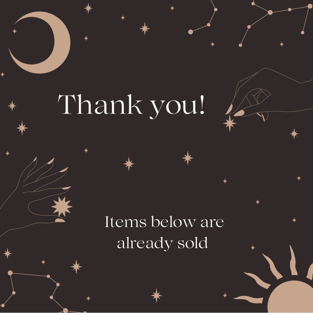 Items below have been sold. Thank you!!
